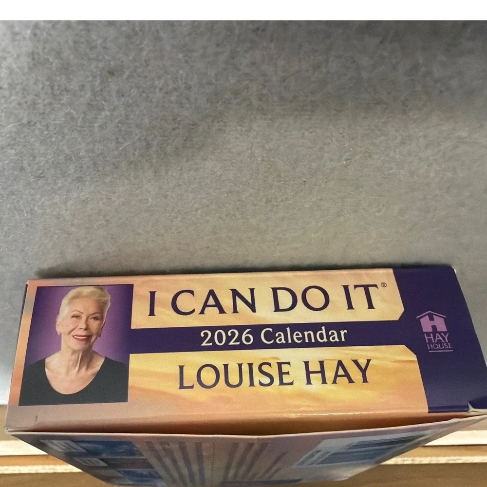 Louise Hay I Can Do It 2026 Calendar 365 Daily Affirmations Desk Stand NEW